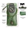 Cycling Backpack Water Bag 2l Water Bag Suction Nozzle Outdoor Sports Water Bladder Mountaineering Camping Eva Folding Water Bag